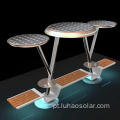 assento externo do painel solar